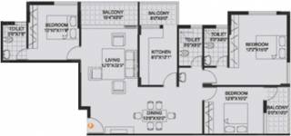 Space Silver Streak (3BHK+3T (1,525 sq ft) 1525 sq ft) Space Silver Streak (3BHK+3T (1,525 sq ft) 1525 sq ft)