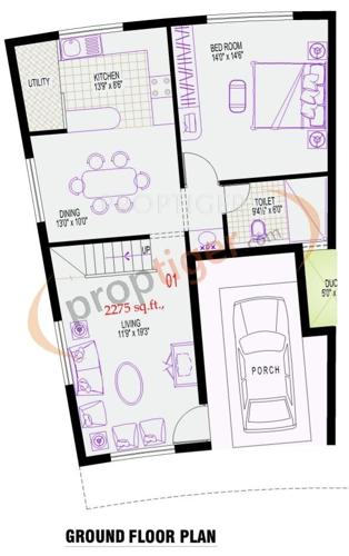 Vijay Park Avenue Villa (3BHK+3T (2,275 sq ft) 2275 sq ft)