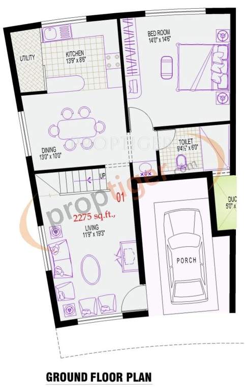 Vijay Park Avenue Villa (3BHK+3T (2,275 sq ft) 2275 sq ft)