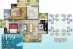 Soho Misty Heights (2BHK+2T (1,199 sq ft) 1199 sq ft)