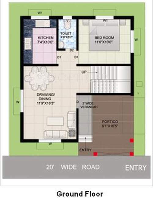 Indo Ratnamani Vihar (3BHK+3T (1,357 sq ft) 1357 sq ft)