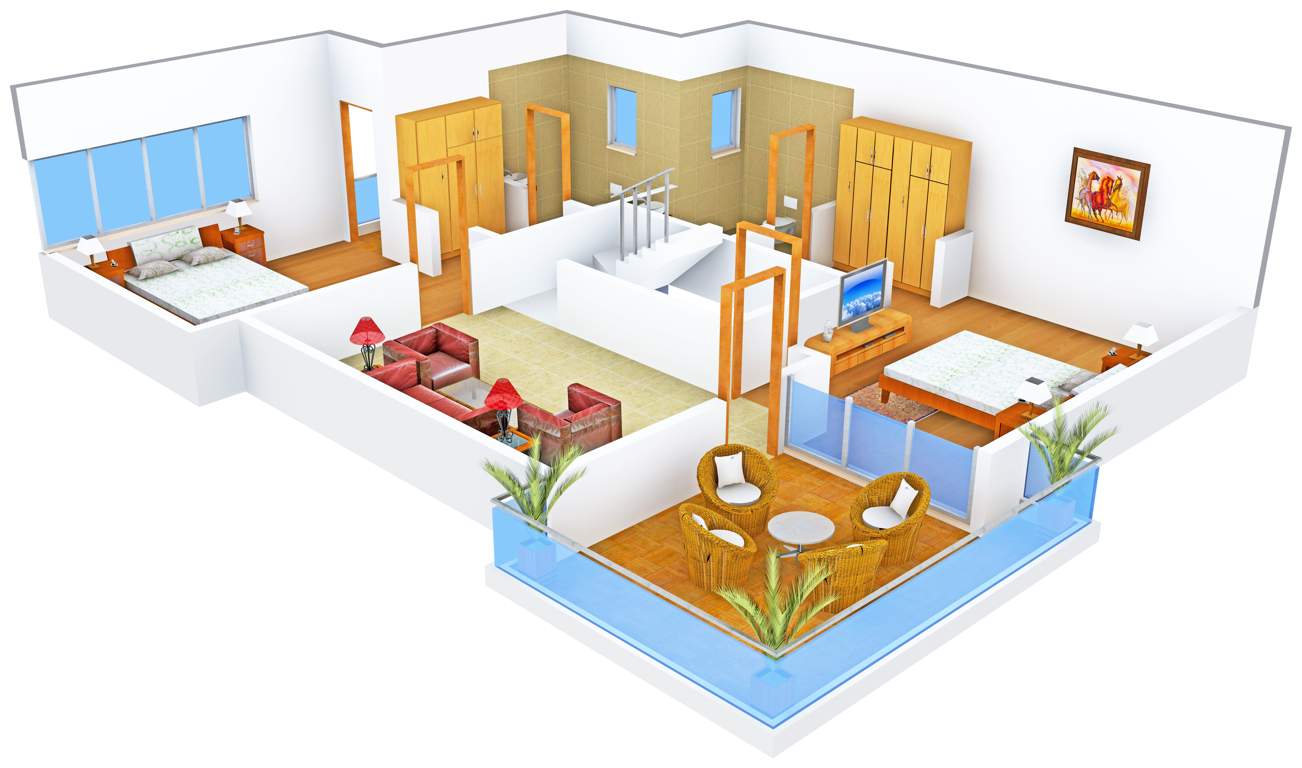 Veerabhadra Fort View Villas (3BHK+3T (2,644 sq ft) 2644 sq ft)