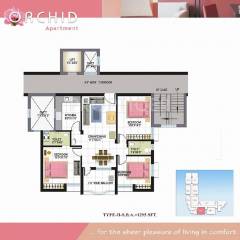 Trishna Orchid (3BHK+2T (1,295 sq ft) 1295 sq ft) Trishna Orchid (3BHK+2T (1,295 sq ft) 1295 sq ft)