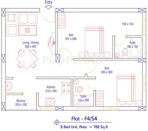 Hi Life Royal Crest (2BHK+2T (782 sq ft) 782 sq ft) Hi Life Royal Crest (2BHK+2T (782 sq ft) 782 sq ft)