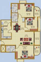 Uni Midtown (3BHK+3T (1,531 sq ft) 1531 sq ft)
