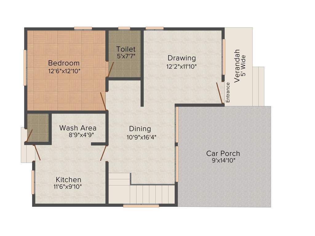 ABAD Orchard County (3BHK+3T (2,368 sq ft) 2368 sq ft)