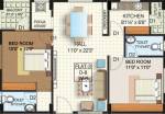 Sardar Nest (2BHK+2T (1,050 sq ft) 1050 sq ft)
