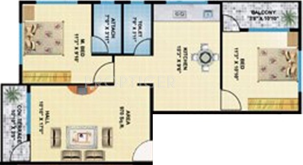 Shree Ganesh Nakshatra (2BHK+2T (890 sq ft) 890 sq ft)