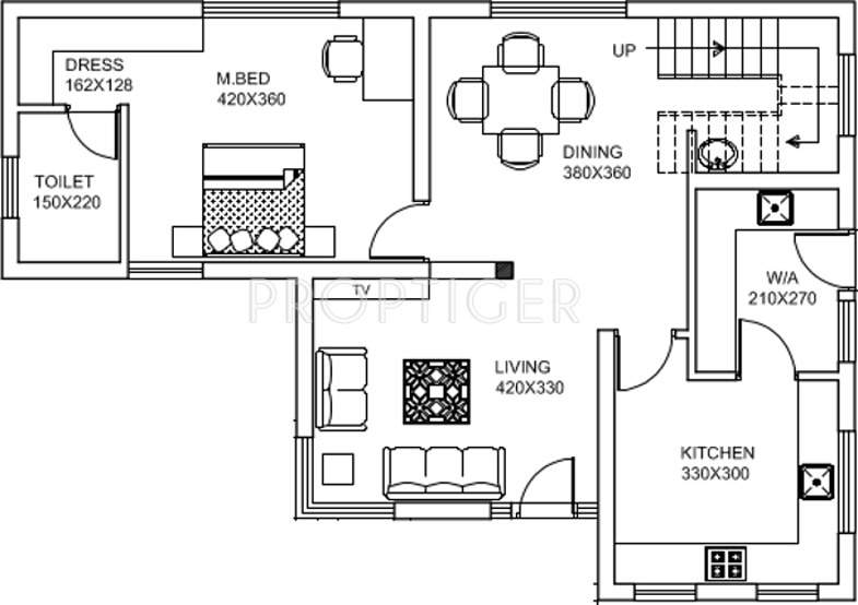 Unitac Sanam (3BHK+3T (2,399 sq ft) 2399 sq ft)