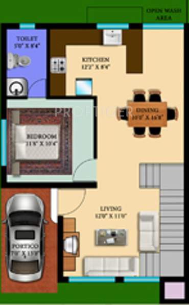 VIP Riverok (3BHK+3T (1,750 sq ft) + Pooja Room 1750 sq ft)