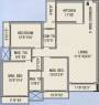 Floor Plan (3BHK+3T) Dimples La Vista Floor Plan (3BHK+3T)