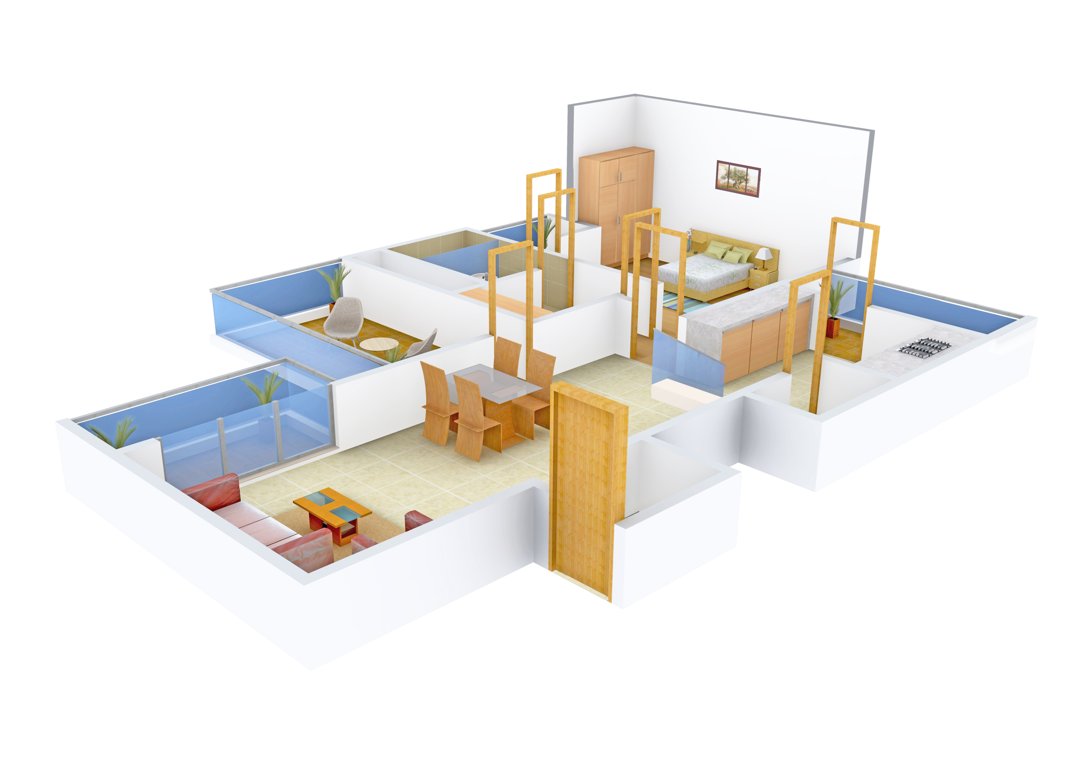 Mahima Elite (3BHK+3T (2,330 sq ft) 2330 sq ft)