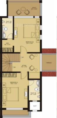 Sun Hillarys (3BHK+3T (3,400 sq ft) 3400 sq ft)