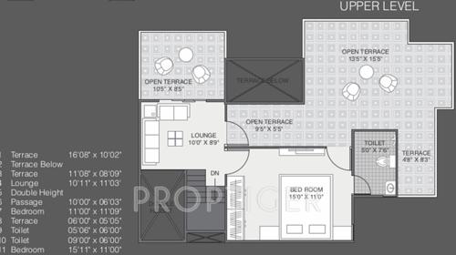 Sangani Shaligram Lakeview (3BHK+3T (1,745 sq ft) 1745 sq ft)
