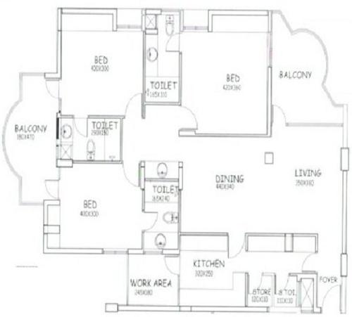 Pioneer Swapnil Enclave (3BHK+3T (1,920 sq ft) 1920 sq ft) Pioneer Swapnil Enclave (3BHK+3T (1,920 sq ft) 1920 sq ft)