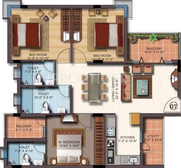 SSV Coral (3BHK+3T (1,360 sq ft) 1360 sq ft) SSV Coral (3BHK+3T (1,360 sq ft) 1360 sq ft)