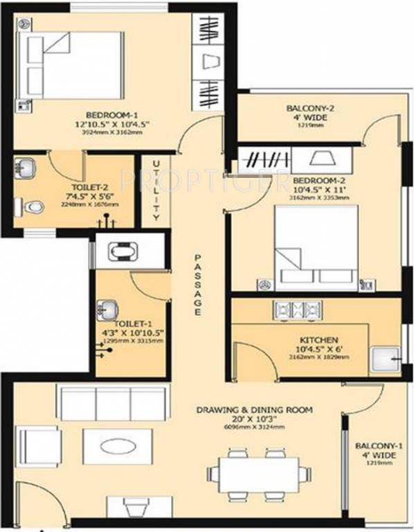 Vijaya Gardens Phase VIII (2BHK+2T (1,008 sq ft) 1008 sq ft) Vijaya Gardens Phase VIII (2BHK+2T (1,008 sq ft) 1008 sq ft)