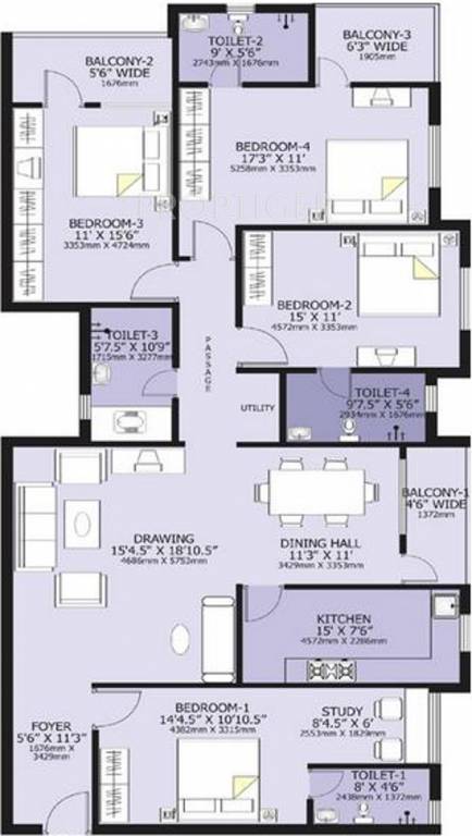 Vijaya Gardens Phase 9 (4BHK+4T (2,169 sq ft) + Study Room 2169 sq ft) Vijaya Gardens Phase 9 (4BHK+4T (2,169 sq ft) + Study Room 2169 sq ft)