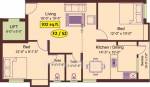 Meridian Kavins Blossoms (2BHK+2T (932 sq ft) 932 sq ft) Meridian Kavins Blossoms (2BHK+2T (932 sq ft) 932 sq ft)