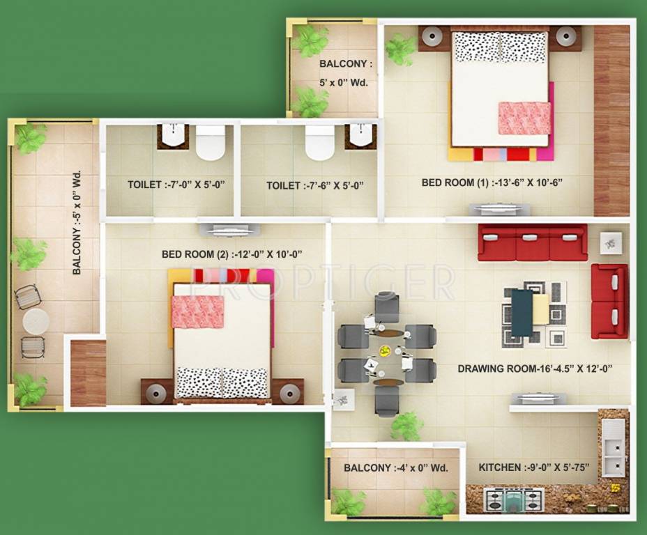 ASGI Panache (2BHK+2T (1,110 sq ft) 1110 sq ft) ASGI Panache (2BHK+2T (1,110 sq ft) 1110 sq ft)