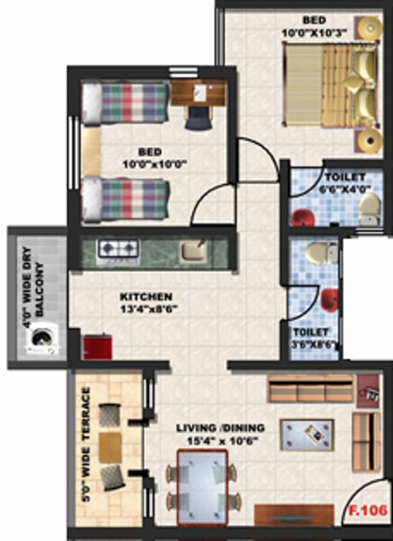 Shree Shree Hari (2BHK+2T (815 sq ft) 815 sq ft) Shree Shree Hari (2BHK+2T (815 sq ft) 815 sq ft)