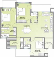 RKM Ishaan Heights (3BHK+3T (1,625 sq ft) 1625 sq ft) RKM Ishaan Heights (3BHK+3T (1,625 sq ft) 1625 sq ft)