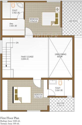 Shri Radha Valley Villa (3BHK+3T (1,970 sq ft) 1970 sq ft)