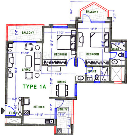  nagarjuna-maple-heights Floor Plan Floor Plan