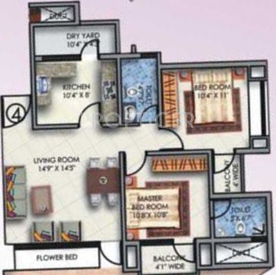 Radiance Fortune Empire (2BHK+2T (1,063 sq ft) 1063 sq ft) Radiance Fortune Empire (2BHK+2T (1,063 sq ft) 1063 sq ft)