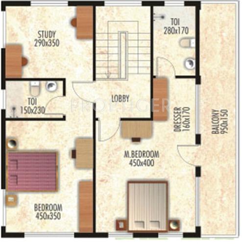 Nanu Sapana Greensville (3BHK+3T (1,709 sq ft) 1709 sq ft)