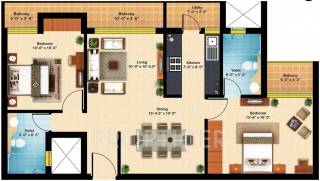 Kubhera Vistas Apartments (2BHK+2T (1,052 sq ft) 1052 sq ft) Kubhera Vistas Apartments (2BHK+2T (1,052 sq ft) 1052 sq ft)