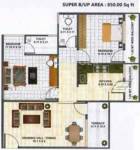 Sai Surya Nagari (2BHK+2T (850 sq ft) 850 sq ft)