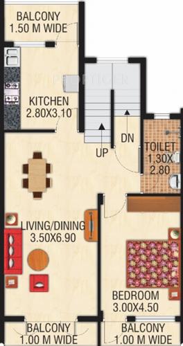 Nanu Sapana Homes (3BHK+3T (2,044 sq ft) 2044 sq ft)