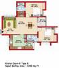 Kristal Onyx B (2BHK+2T (1,069 sq ft) 1069 sq ft)