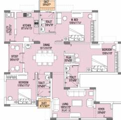 Globuse Nakshatra (3BHK+3T (1,800 sq ft) + Pooja Room 1800 sq ft) Globuse Nakshatra (3BHK+3T (1,800 sq ft) + Pooja Room 1800 sq ft)