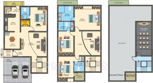 Saffron Bougain Villa (4BHK+4T (3,289 sq ft) 3289 sq ft) Saffron Bougain Villa (4BHK+4T (3,289 sq ft) 3289 sq ft)
