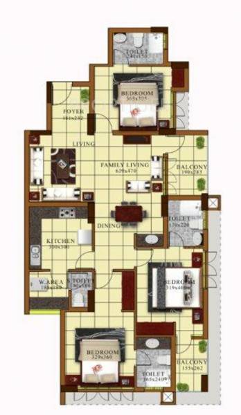 Samson Nova Castle (3BHK+3T (1,683 sq ft) 1683 sq ft) Samson Nova Castle (3BHK+3T (1,683 sq ft) 1683 sq ft)