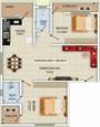 Shree Siddheshwar Shree Apartment (2BHK+2T (1,140 sq ft) 1140 sq ft)