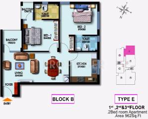 Aishwarya Infiniti (2BHK+2T (962 sq ft) 962 sq ft) Aishwarya Infiniti (2BHK+2T (962 sq ft) 962 sq ft)