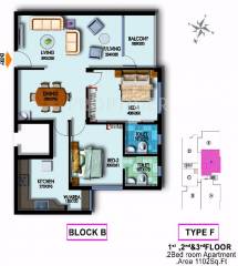 Aishwarya Infiniti (2BHK+2T (1,102 sq ft) 1102 sq ft) Aishwarya Infiniti (2BHK+2T (1,102 sq ft) 1102 sq ft)
