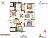 SFS Cyber Palms Cherry (3BHK+2T (1,538 sq ft) 1538 sq ft)