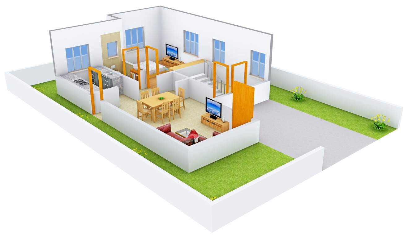 Trellis Royal Villa (3BHK+3T (1,580 sq ft) 1580 sq ft)