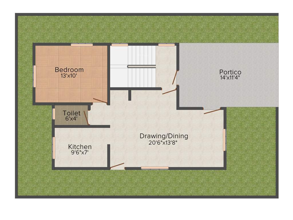 Trellis Royal Villa (3BHK+3T (1,580 sq ft) 1580 sq ft)