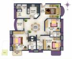 Vishraam Aldebaran (3BHK+3T (1,642 sq ft) 1642 sq ft)