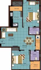 Abhishek Thamarai (2BHK+2T (1,024 sq ft) 1024 sq ft) Abhishek Thamarai (2BHK+2T (1,024 sq ft) 1024 sq ft)