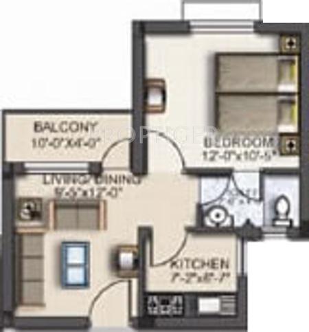 Trellis N B Heights (1BHK+1T (600 sq ft) 600 sq ft) Trellis N B Heights (1BHK+1T (600 sq ft) 600 sq ft)