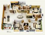 Bee Line Midas (3BHK+3T (1,583 sq ft) 1583 sq ft)