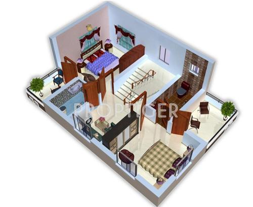 Mahanadi Shree Gopinath Enclave Villa (3BHK+3T (796 sq ft) 796 sq ft)