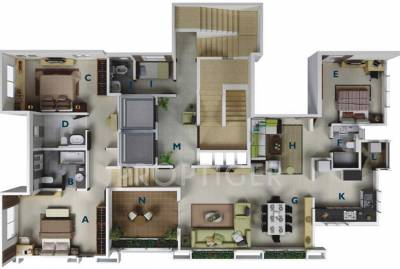Geras Regent Tower (3BHK+3T (2,350 sq ft) + Study Room 2350 sq ft) Geras Regent Tower (3BHK+3T (2,350 sq ft) + Study Room 2350 sq ft)