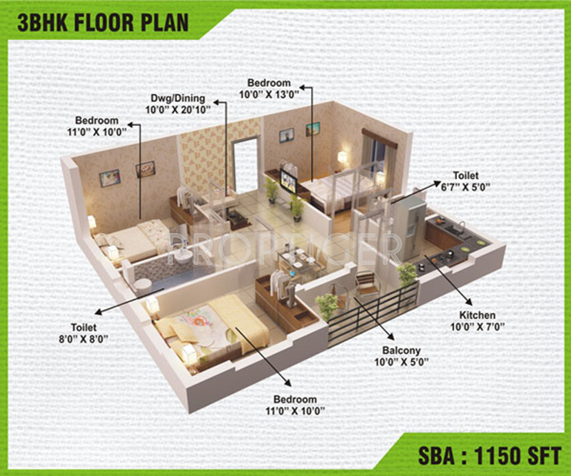 Om Swastik Estcon Pvt Ltd Platinum Paradise (3BHK+2T (1,150 sq ft) 1150 sq ft) Om Swastik Estcon Pvt Ltd Platinum Paradise (3BHK+2T (1,150 sq ft) 1150 sq ft)